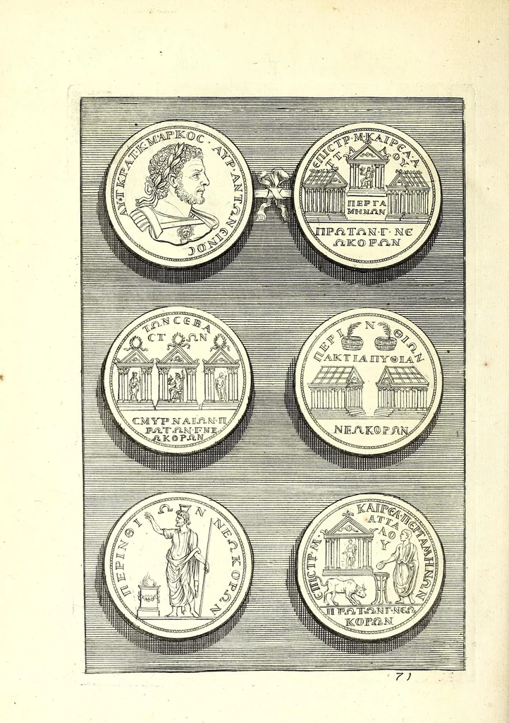 An illustration from Selectiora numismata in aere maximi moduli e museo illustrissimi D.D. Francisci de Camps ..., 1694, leaf 150