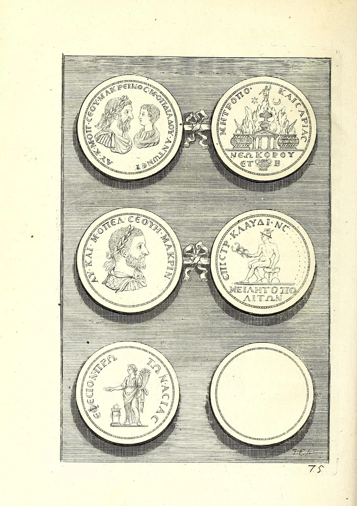 An illustration from Selectiora numismata in aere maximi moduli e museo illustrissimi D.D. Francisci de Camps ..., 1694, leaf 158