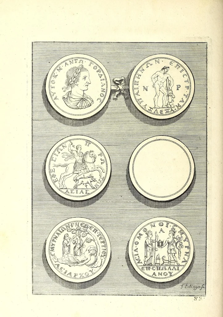 An illustration from Selectiora numismata in aere maximi moduli e museo illustrissimi D.D. Francisci de Camps ..., 1694, leaf 186