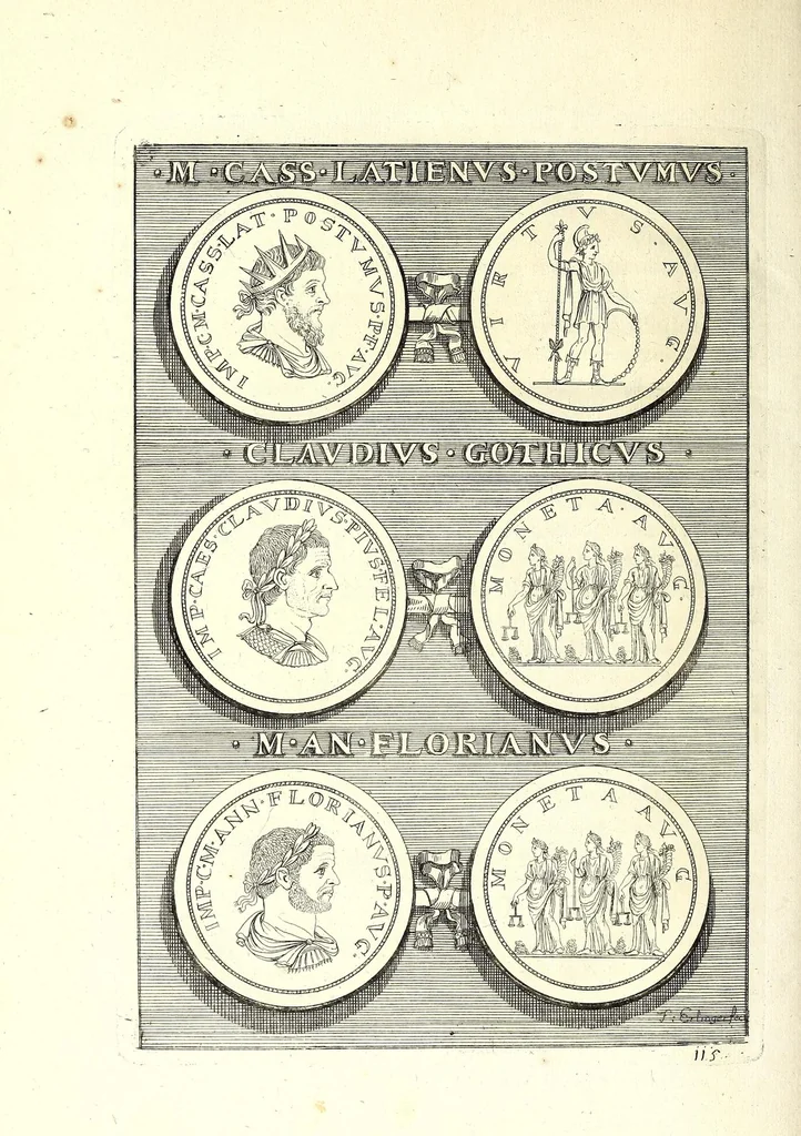 An illustration from Selectiora numismata in aere maximi moduli e museo illustrissimi D.D. Francisci de Camps ..., 1694, leaf 234