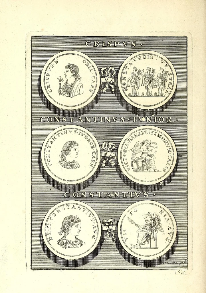 An illustration from Selectiora numismata in aere maximi moduli e museo illustrissimi D.D. Francisci de Camps ..., 1694, leaf 250