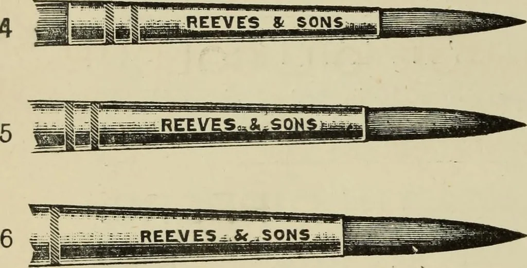 An illustration from Select list from the manufactures of Reeves & Sons Ltd. : for colonial dealers in hardware, builders' supplies, oil and colour stores, 1900, leaf 13