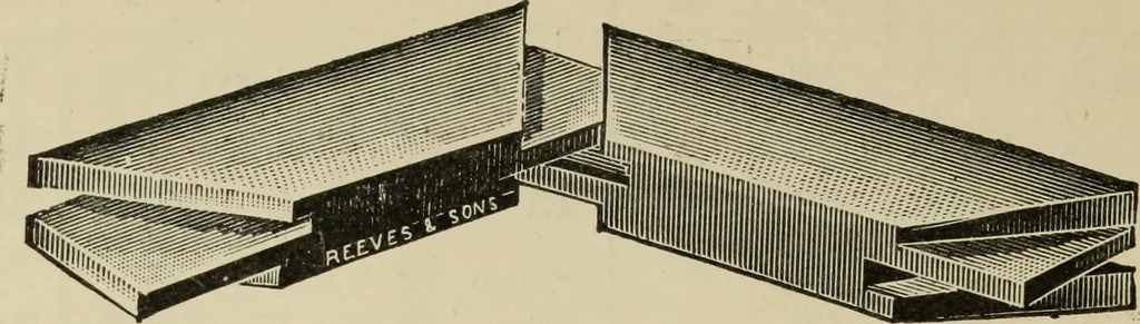 An illustration from Select list from the manufactures of Reeves & Sons Ltd. : for colonial dealers in hardware, builders' supplies, oil and colour stores, 1900, leaf 19