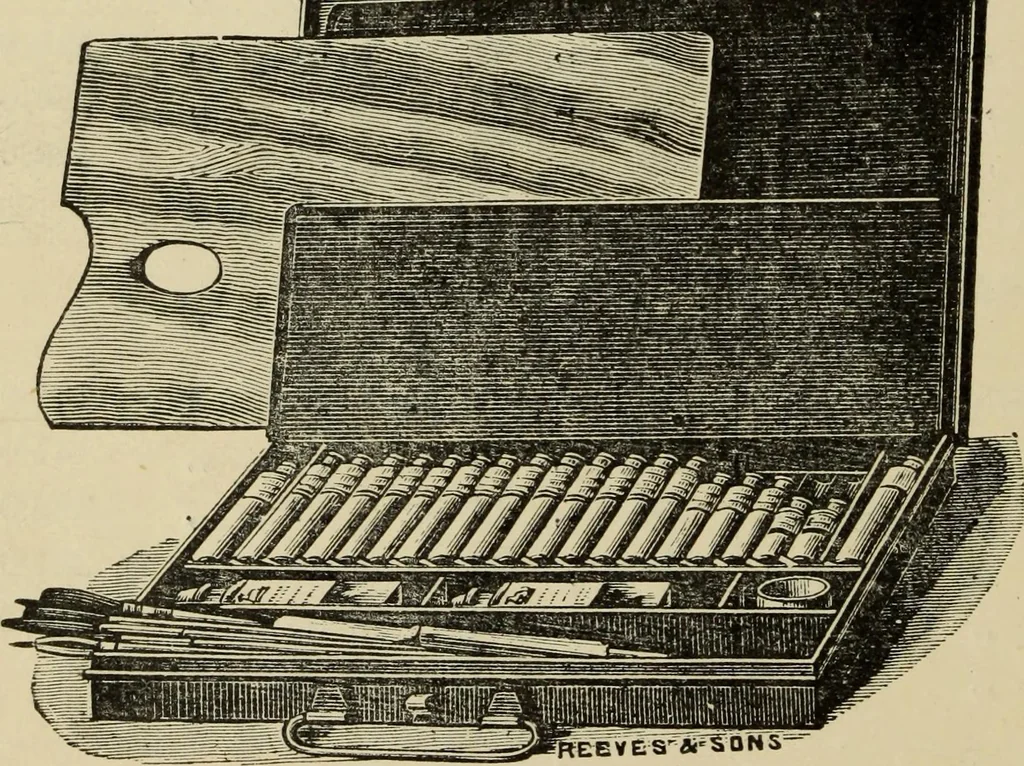 An illustration from Select list from the manufactures of Reeves & Sons Ltd. : for colonial dealers in hardware, builders' supplies, oil and colour stores, 1900, leaf 21