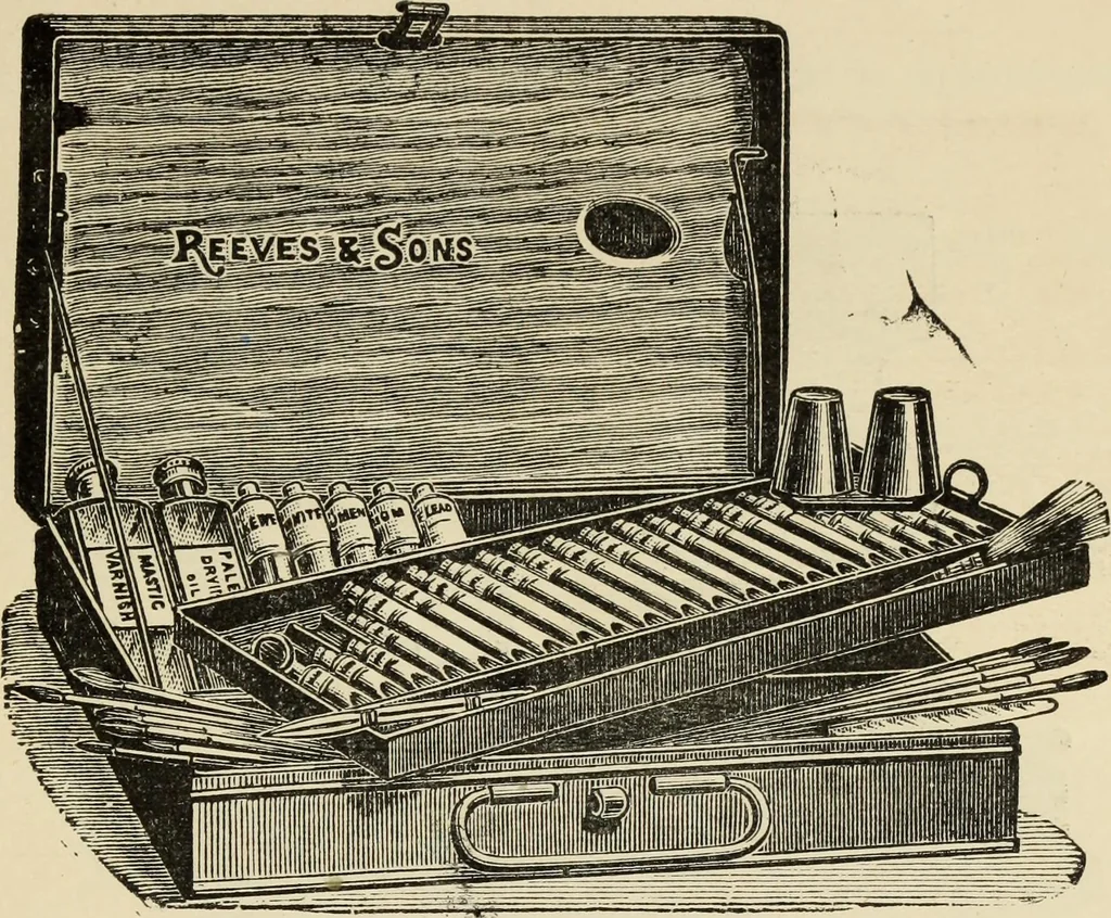 An illustration from Select list from the manufactures of Reeves & Sons Ltd. : for colonial dealers in hardware, builders' supplies, oil and colour stores, 1900, leaf 22