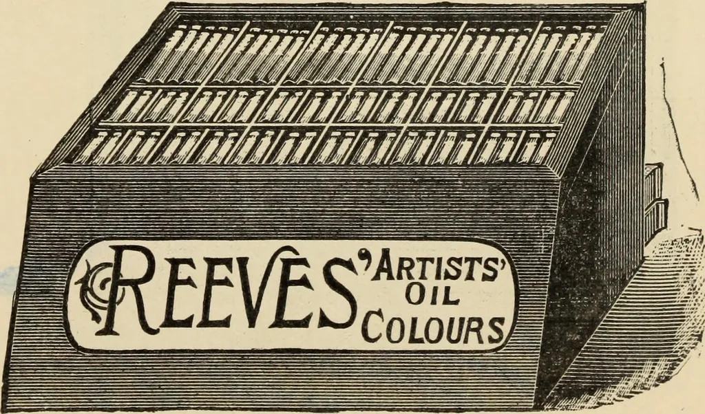 An illustration from Select list from the manufactures of Reeves & Sons Ltd. : for colonial dealers in hardware, builders' supplies, oil and colour stores, 1900, leaf 6