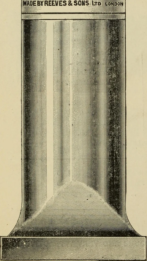 An illustration from Select list from the manufactures of Reeves & Sons Ltd. : for colonial dealers in hardware, builders' supplies, oil and colour stores, 1900, leaf 9