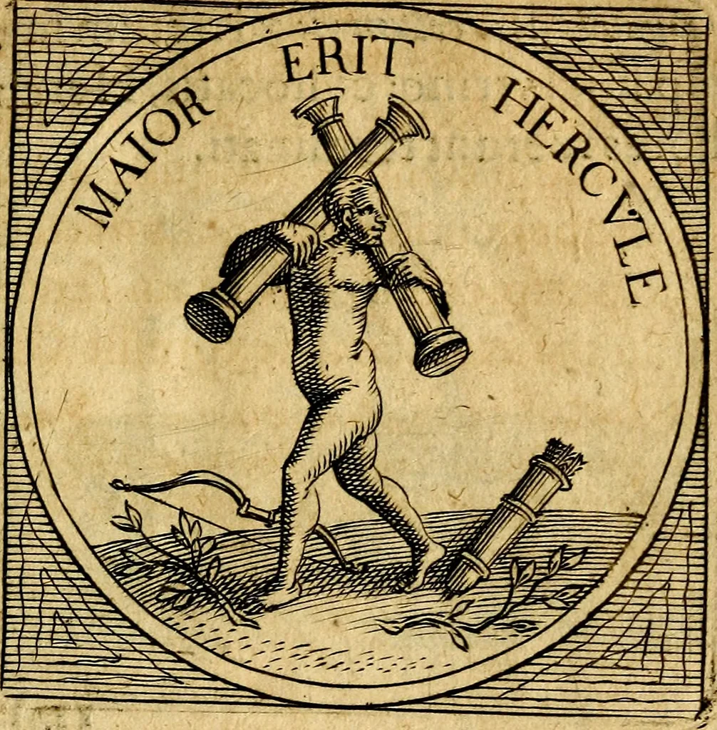 An illustration from Selectorum symbolorvm heroicorvm centvria gemina, 1619, leaf 100