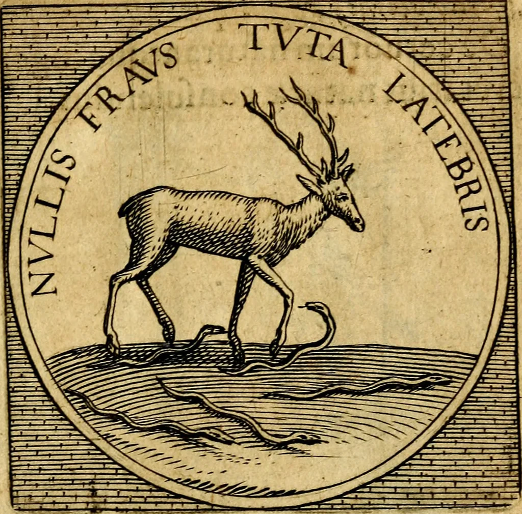 An illustration from Selectorum symbolorvm heroicorvm centvria gemina, 1619, leaf 102