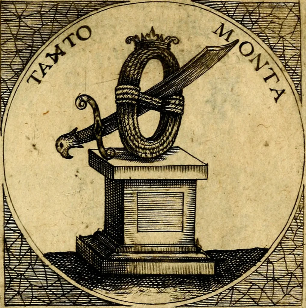 An illustration from Selectorum symbolorvm heroicorvm centvria gemina, 1619, leaf 136