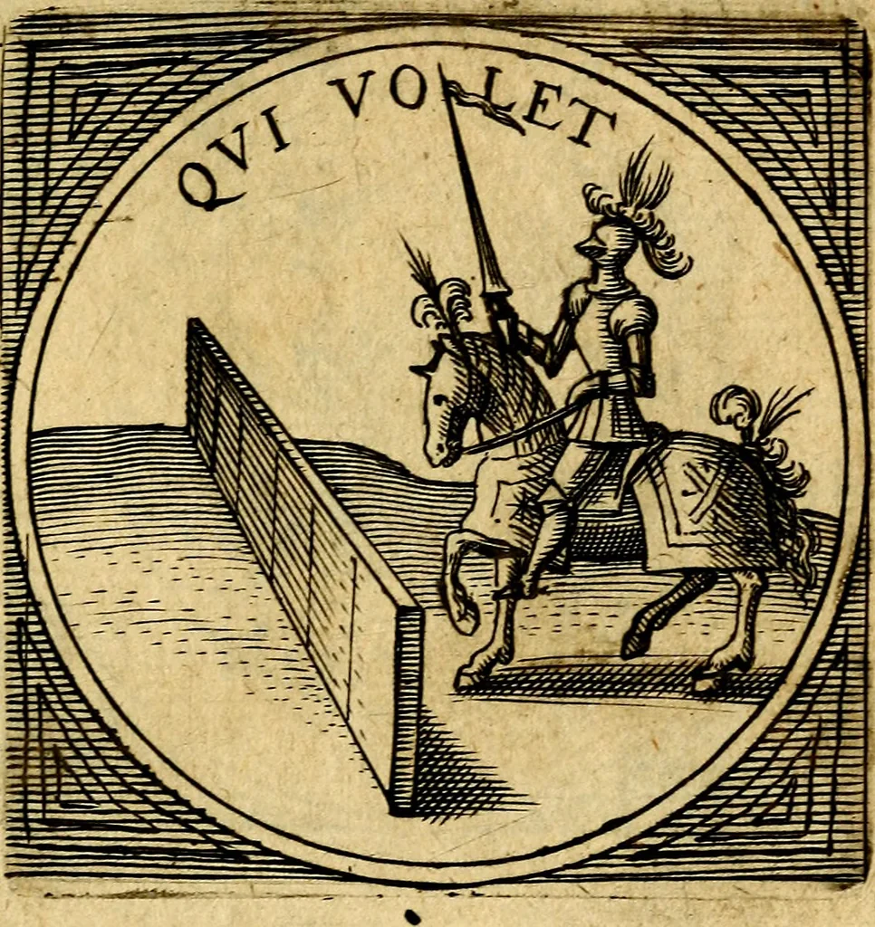 An illustration from Selectorum symbolorvm heroicorvm centvria gemina, 1619, leaf 138