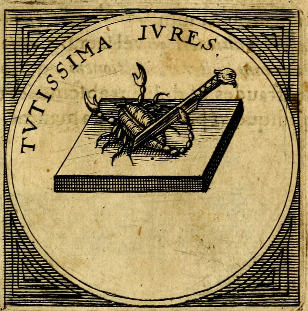 An illustration from Selectorum symbolorvm heroicorvm centvria gemina, 1619, leaf 154