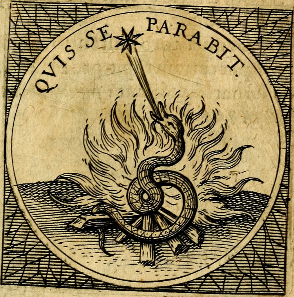 An illustration from Selectorum symbolorvm heroicorvm centvria gemina, 1619, leaf 156