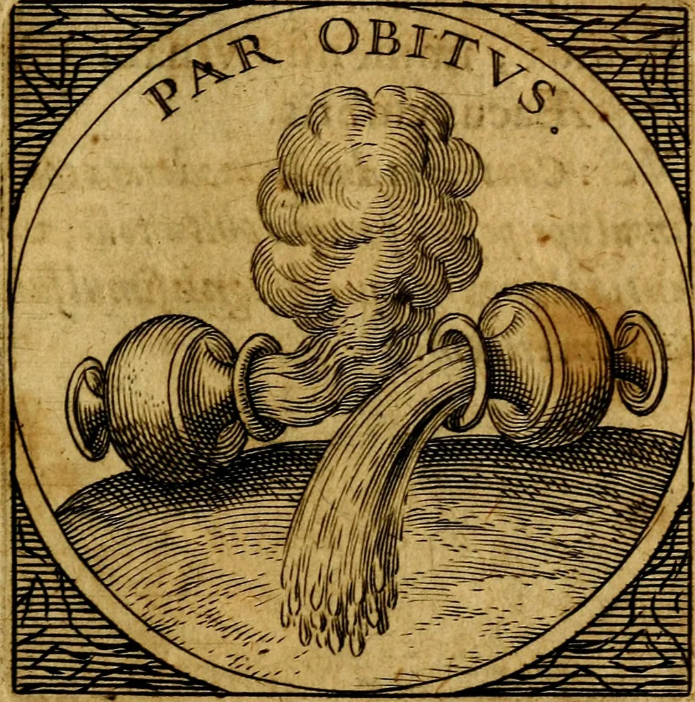 An illustration from Selectorum symbolorvm heroicorvm centvria gemina, 1619, leaf 180
