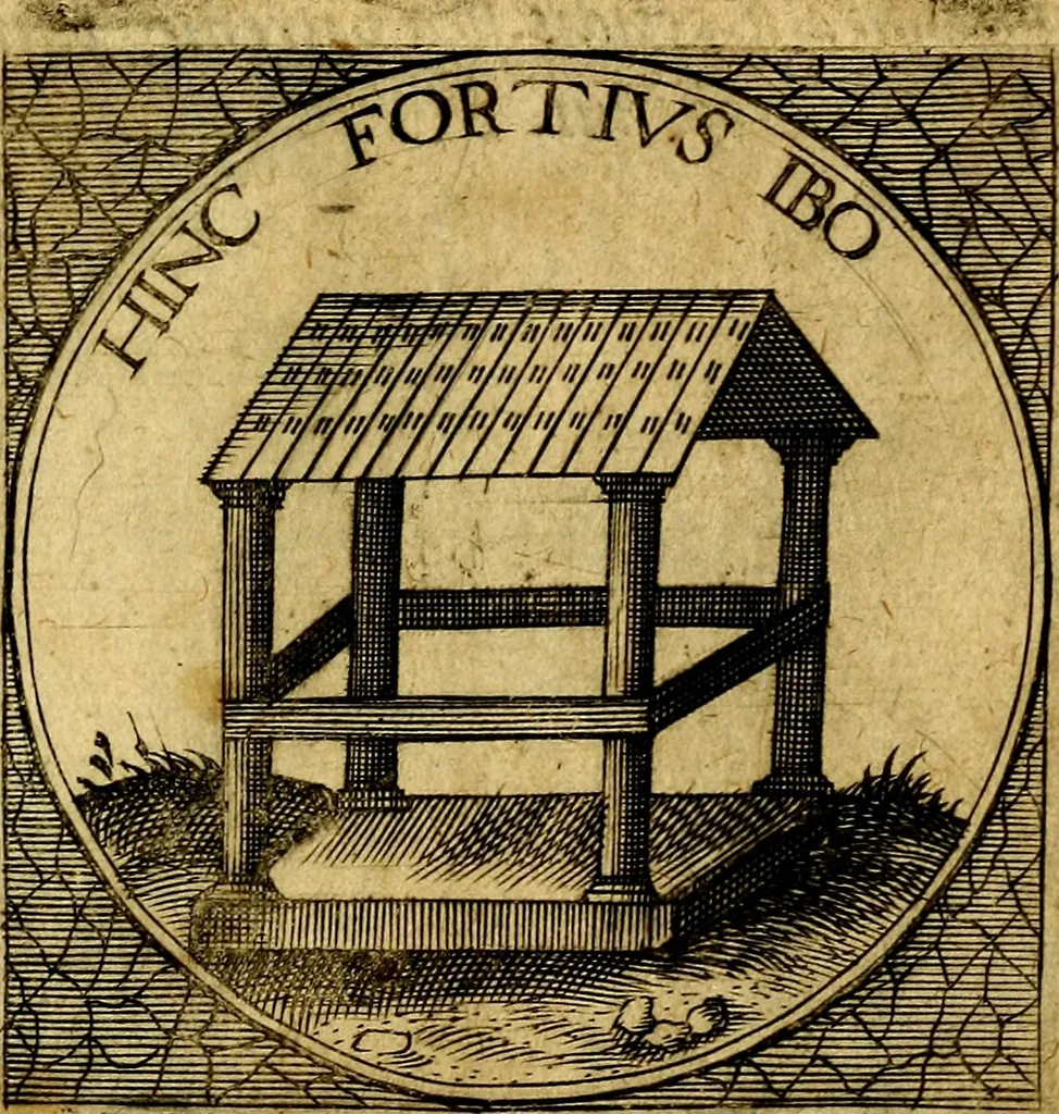 An illustration from Selectorum symbolorvm heroicorvm centvria gemina, 1619, leaf 192