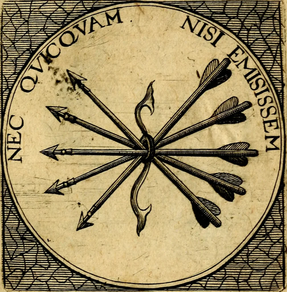 An illustration from Selectorum symbolorvm heroicorvm centvria gemina, 1619, leaf 230