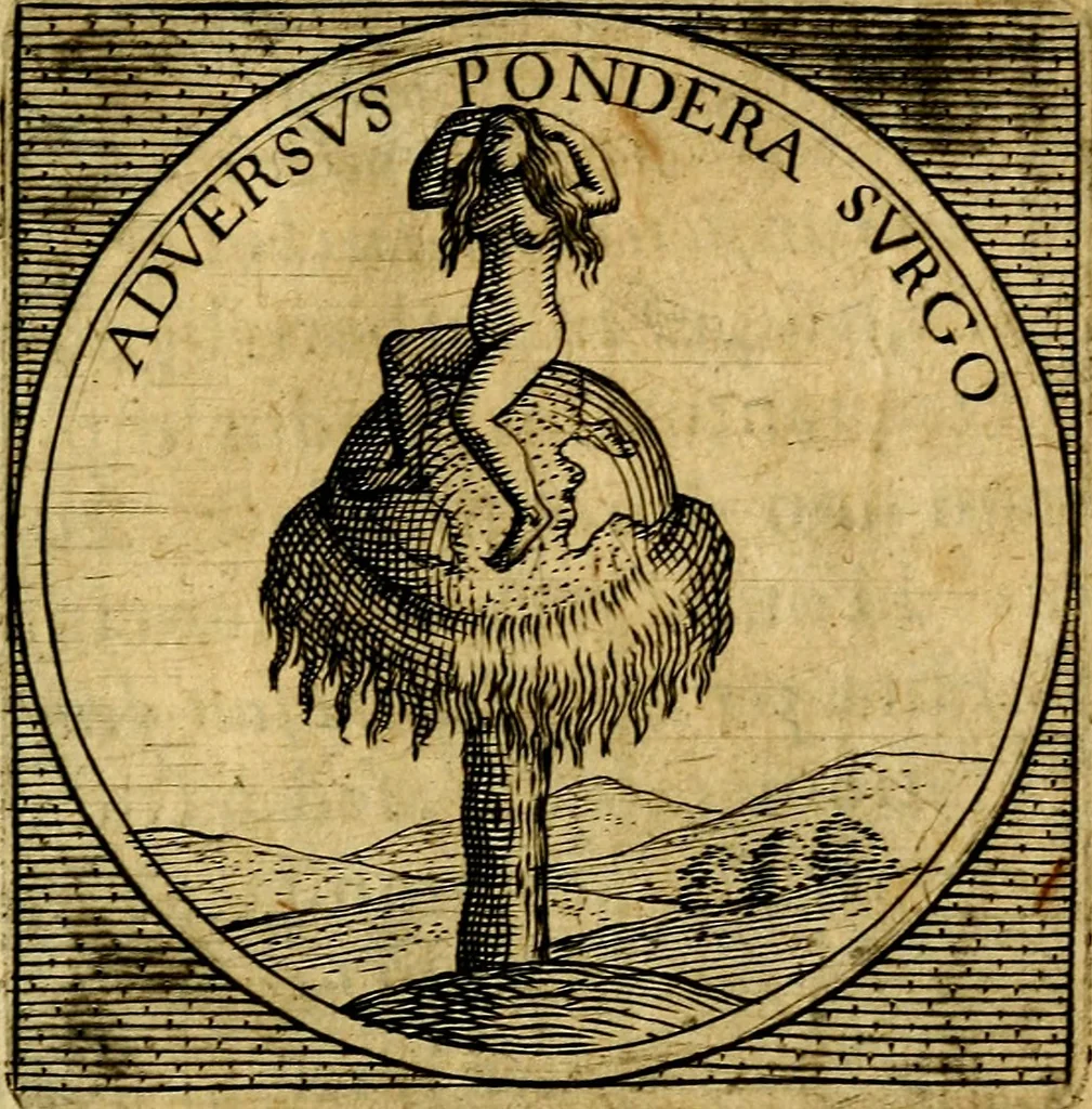 An illustration from Selectorum symbolorvm heroicorvm centvria gemina, 1619, leaf 232
