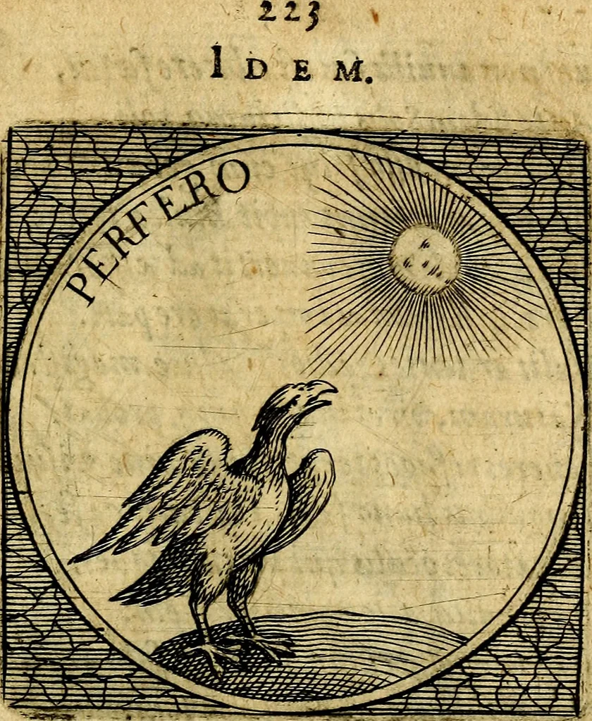 An illustration from Selectorum symbolorvm heroicorvm centvria gemina, 1619, leaf 238