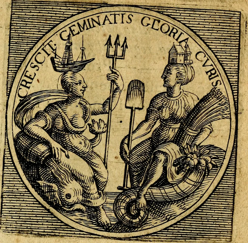 An illustration from Selectorum symbolorvm heroicorvm centvria gemina, 1619, leaf 254