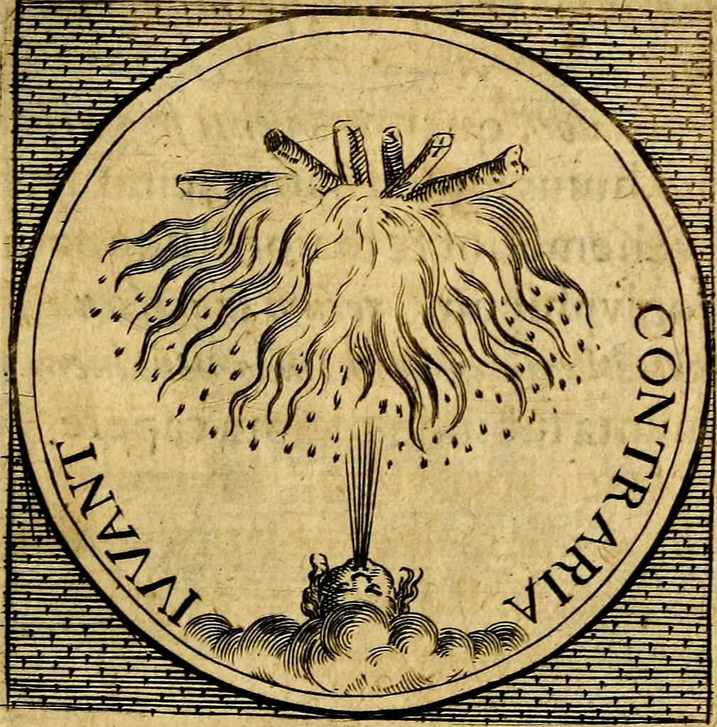 An illustration from Selectorum symbolorvm heroicorvm centvria gemina, 1619, leaf 262