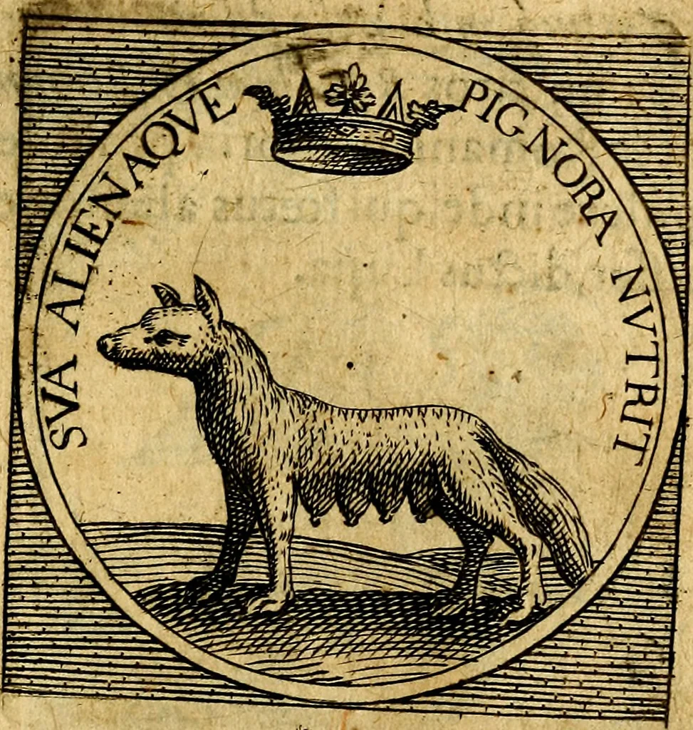 An illustration from Selectorum symbolorvm heroicorvm centvria gemina, 1619, leaf 264