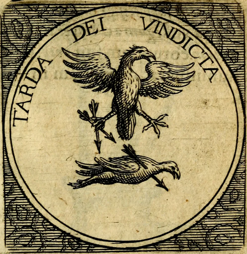 An illustration from Selectorum symbolorvm heroicorvm centvria gemina, 1619, leaf 28