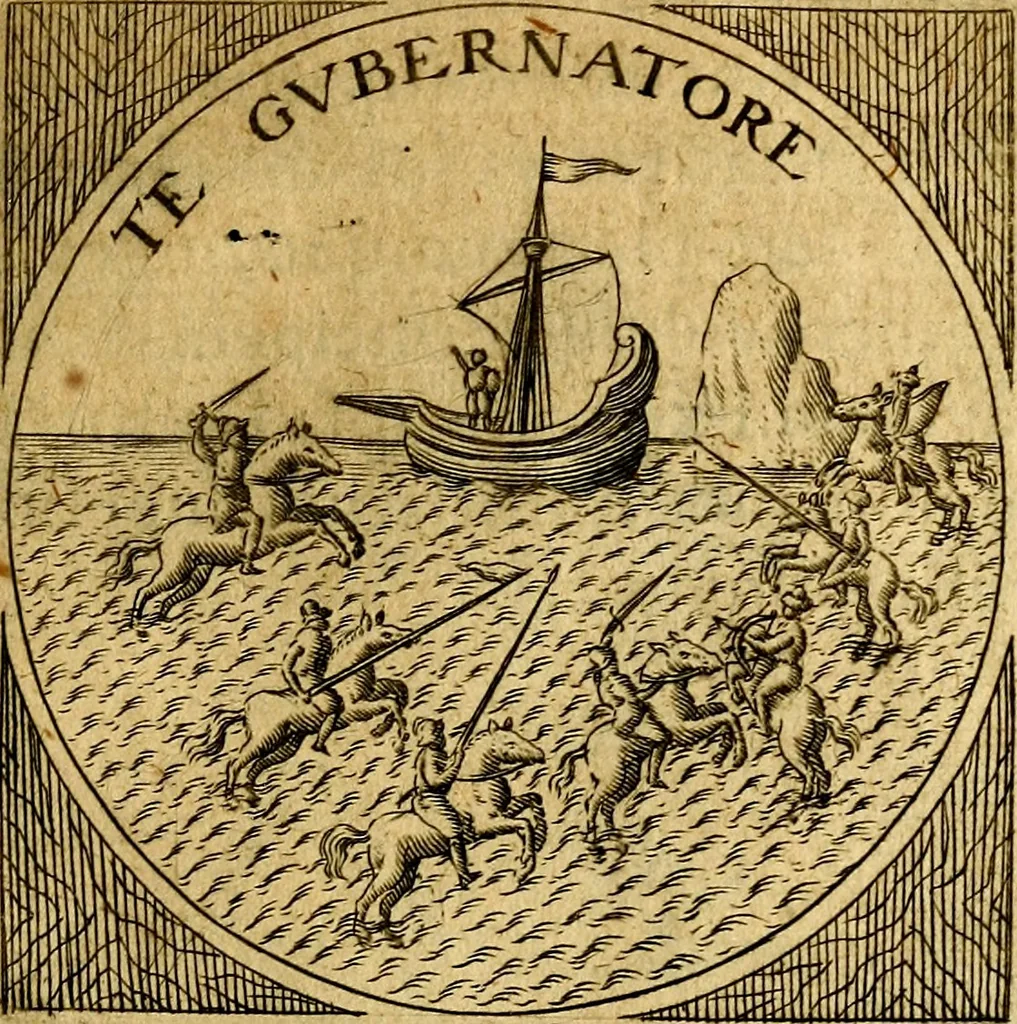 An illustration from Selectorum symbolorvm heroicorvm centvria gemina, 1619, leaf 296