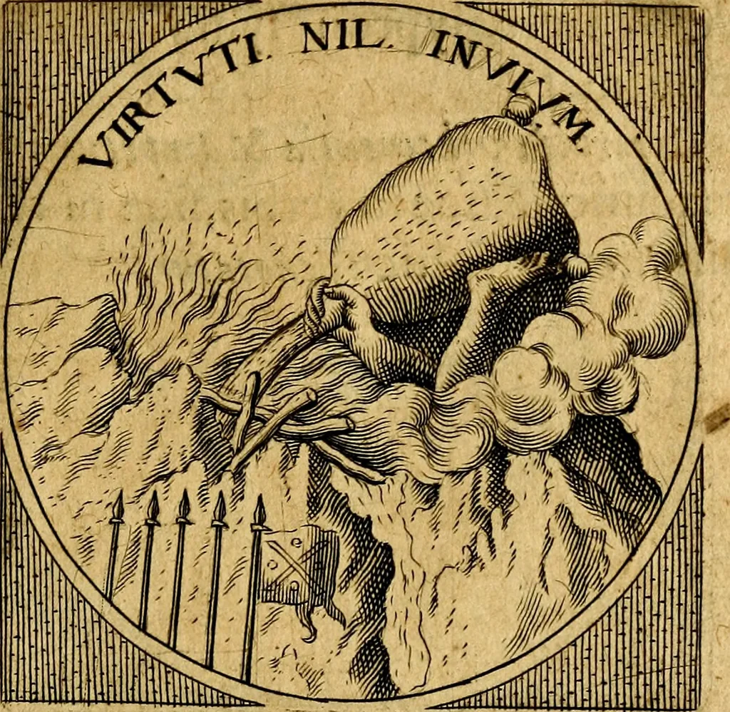 An illustration from Selectorum symbolorvm heroicorvm centvria gemina, 1619, leaf 302