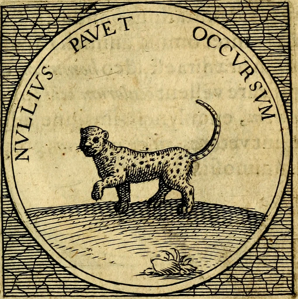 An illustration from Selectorum symbolorvm heroicorvm centvria gemina, 1619, leaf 32