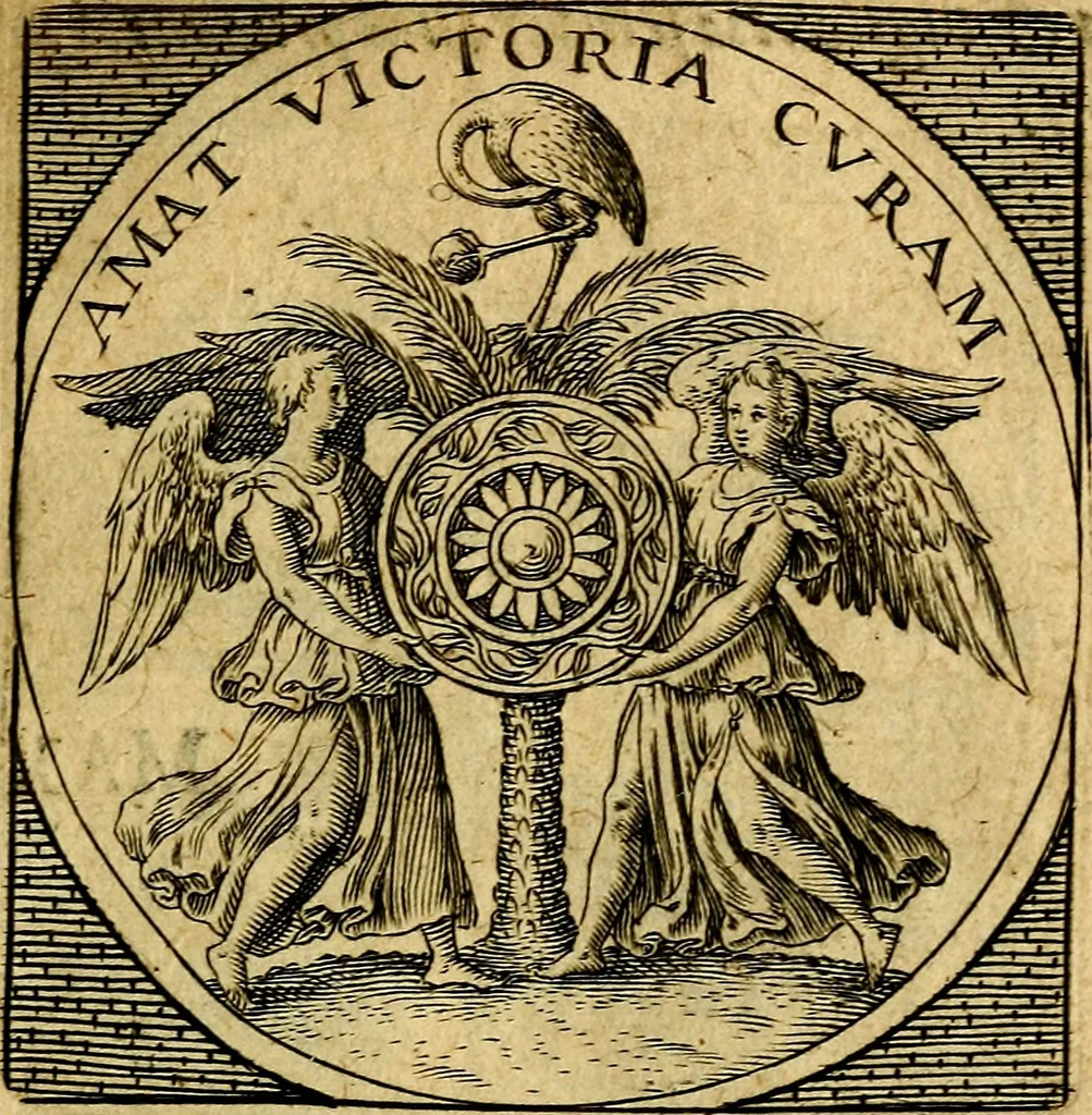 An illustration from Selectorum symbolorvm heroicorvm centvria gemina, 1619, leaf 324