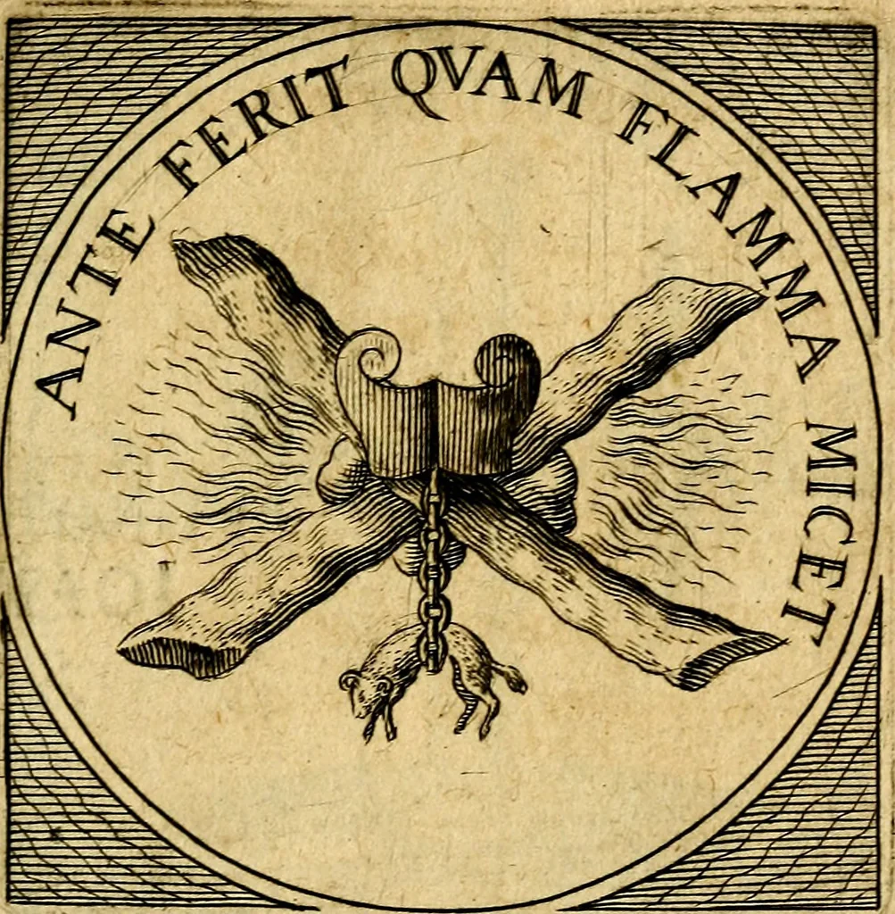 An illustration from Selectorum symbolorvm heroicorvm centvria gemina, 1619, leaf 332