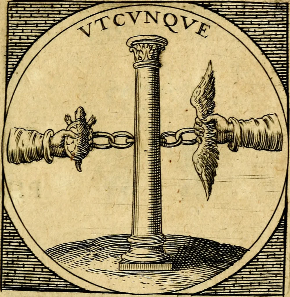 An illustration from Selectorum symbolorvm heroicorvm centvria gemina, 1619, leaf 334