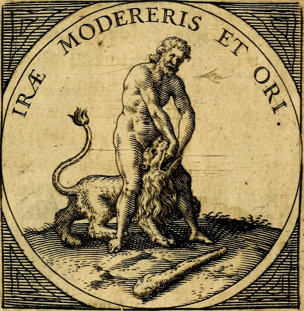 An illustration from Selectorum symbolorvm heroicorvm centvria gemina, 1619, leaf 338