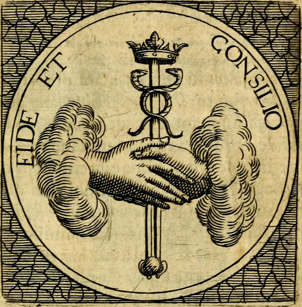 An illustration from Selectorum symbolorvm heroicorvm centvria gemina, 1619, leaf 34
