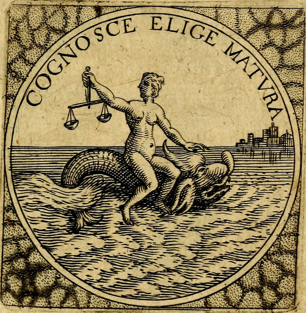 An illustration from Selectorum symbolorvm heroicorvm centvria gemina, 1619, leaf 350