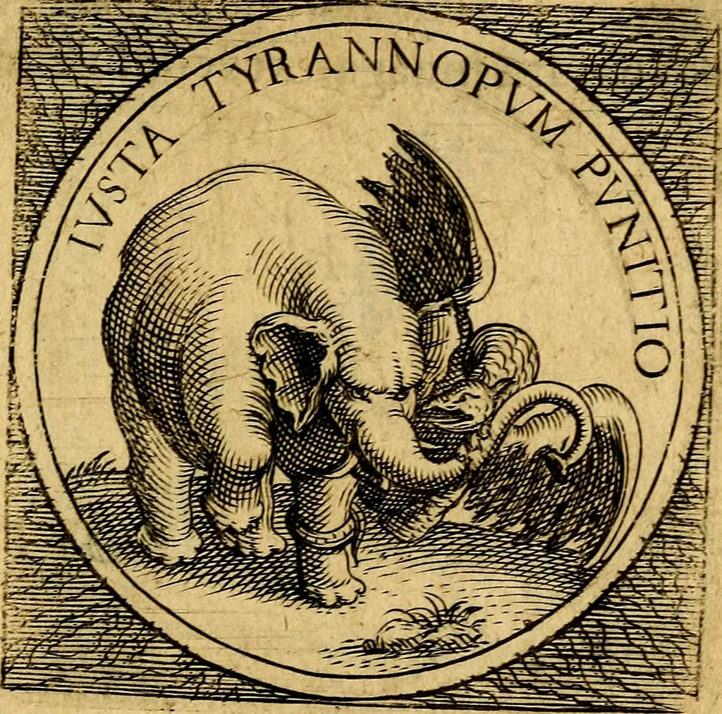 An illustration from Selectorum symbolorvm heroicorvm centvria gemina, 1619, leaf 356