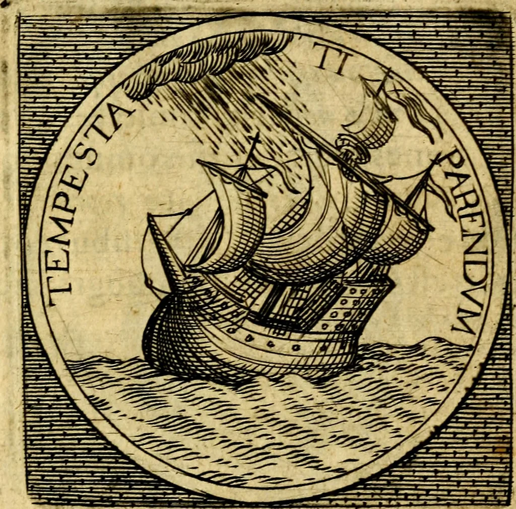 An illustration from Selectorum symbolorvm heroicorvm centvria gemina, 1619, leaf 36