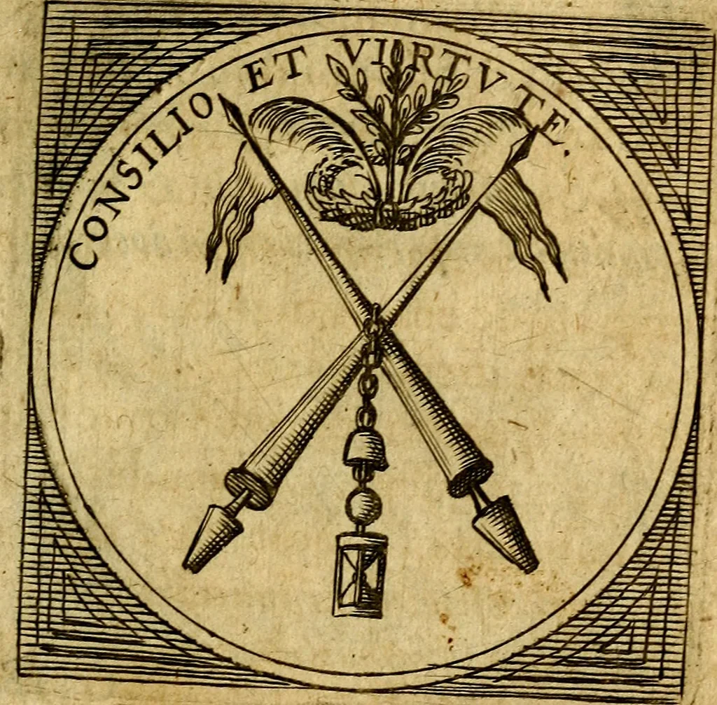 An illustration from Selectorum symbolorvm heroicorvm centvria gemina, 1619, leaf 386