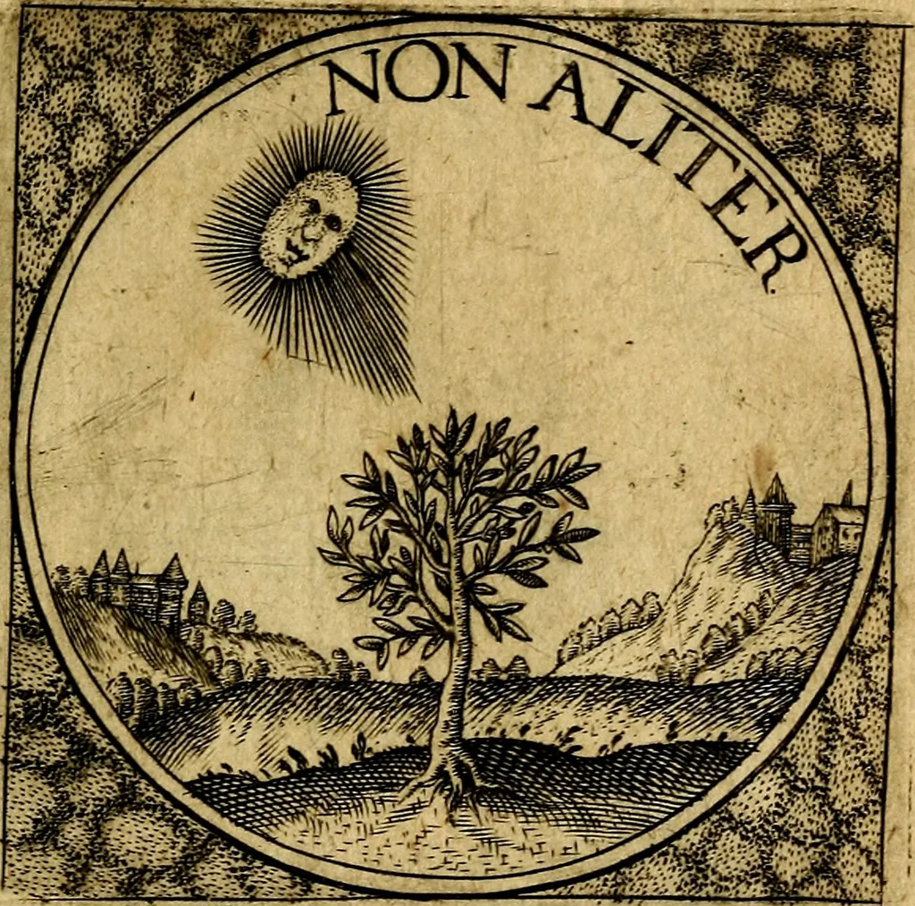 An illustration from Selectorum symbolorvm heroicorvm centvria gemina, 1619, leaf 390