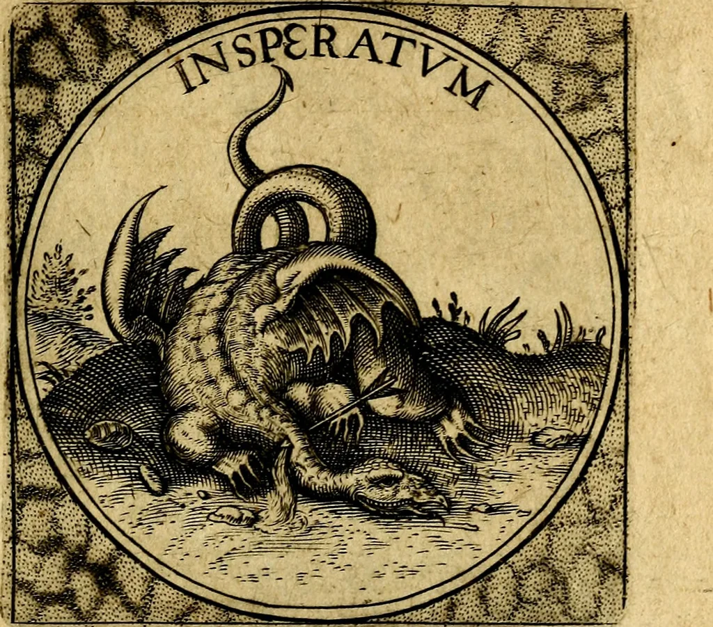 An illustration from Selectorum symbolorvm heroicorvm centvria gemina, 1619, leaf 394