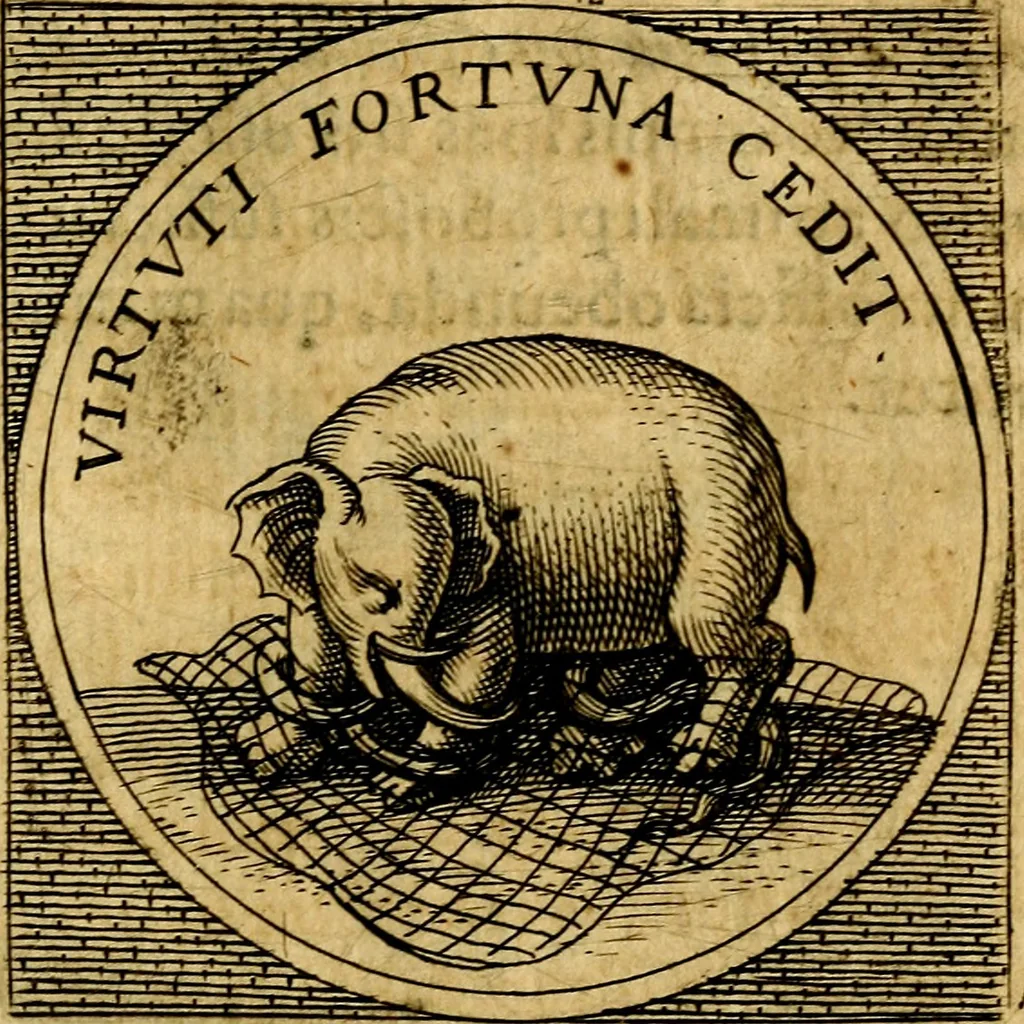 An illustration from Selectorum symbolorvm heroicorvm centvria gemina, 1619, leaf 78
