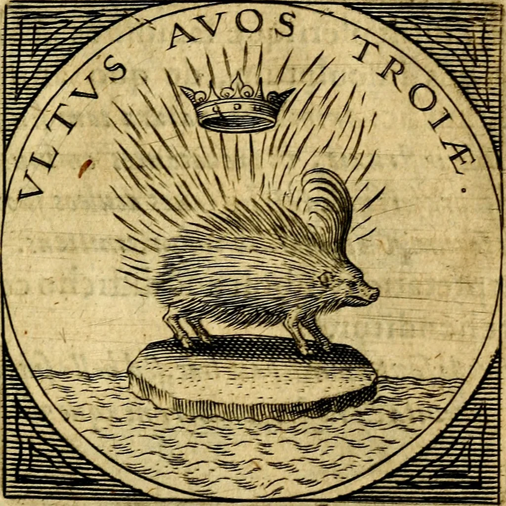 An illustration from Selectorum symbolorvm heroicorvm centvria gemina, 1619, leaf 90