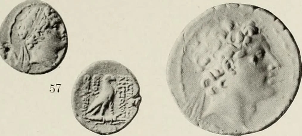 An illustration from The Seleucid mint of Antioch, 1918, leaf 168