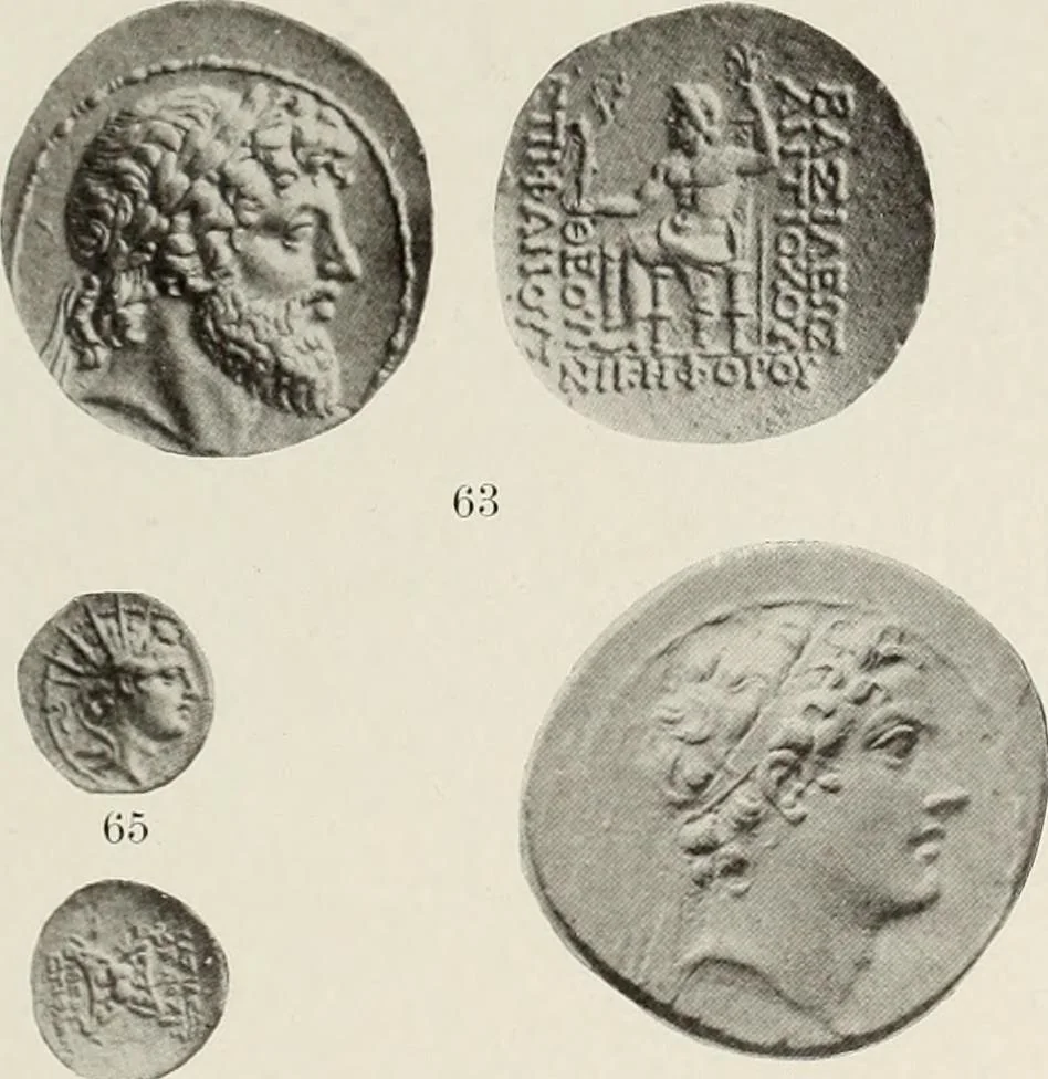 An illustration from The Seleucid mint of Antioch, 1918, leaf 168