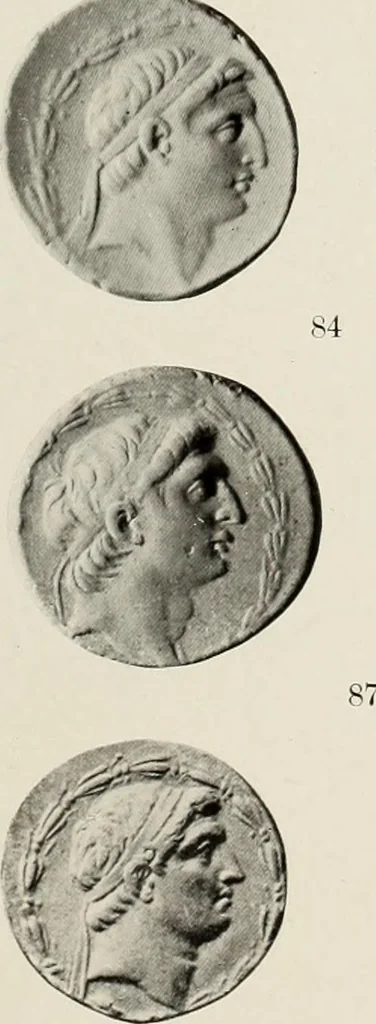 An illustration from The Seleucid mint of Antioch, 1918, leaf 170