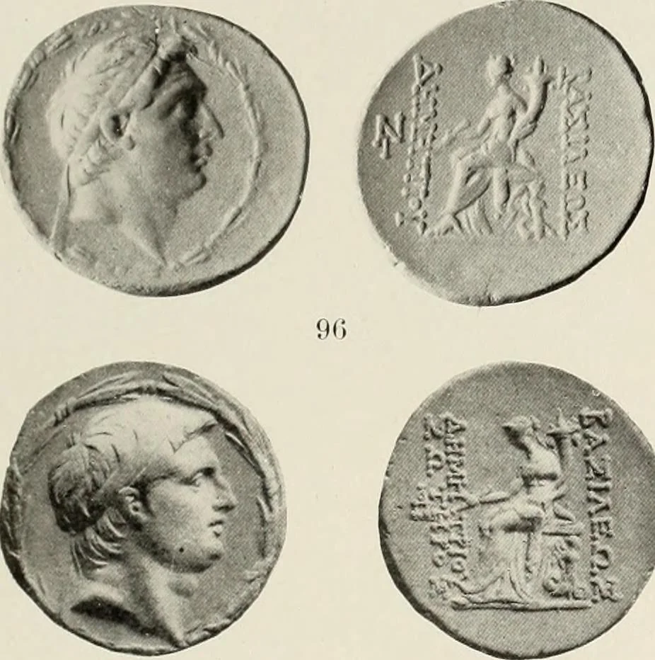 An illustration from The Seleucid mint of Antioch, 1918, leaf 172