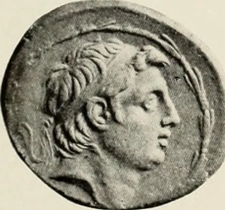 An illustration from The Seleucid mint of Antioch, 1918, leaf 172