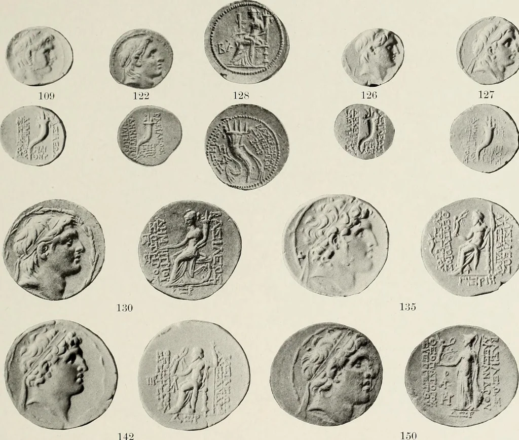 An illustration from The Seleucid mint of Antioch, 1918, leaf 174