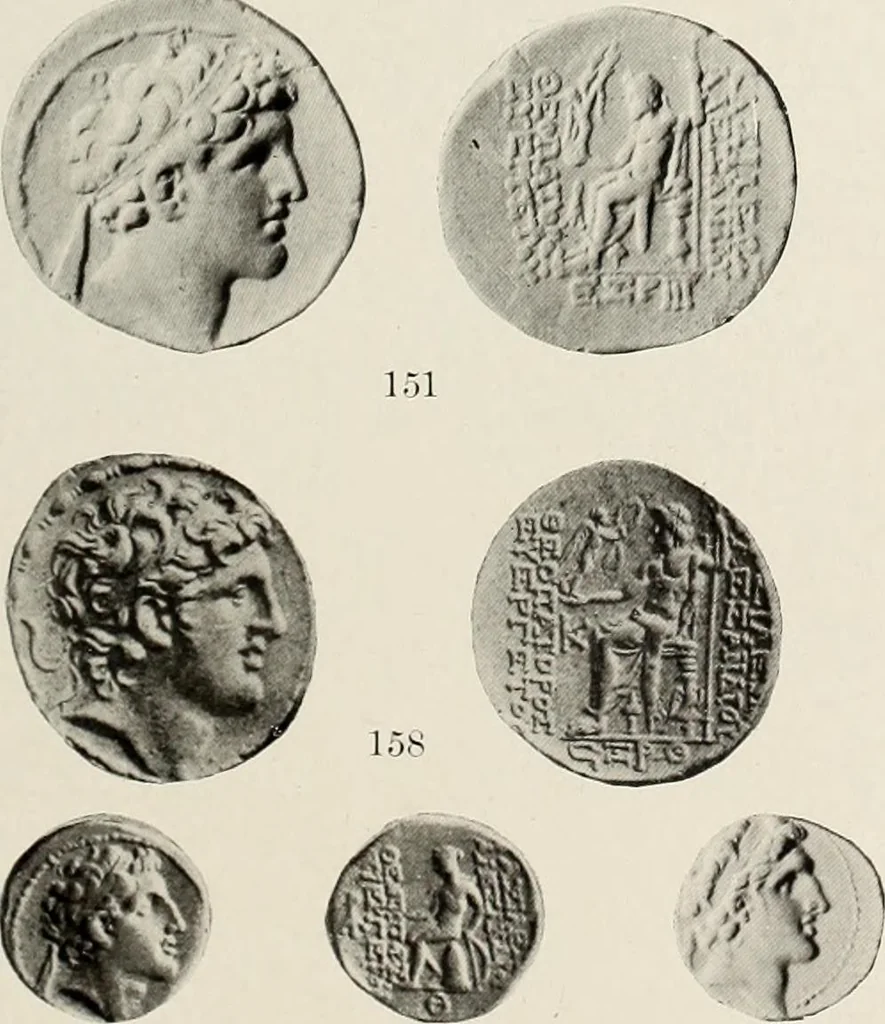 An illustration from The Seleucid mint of Antioch, 1918, leaf 174