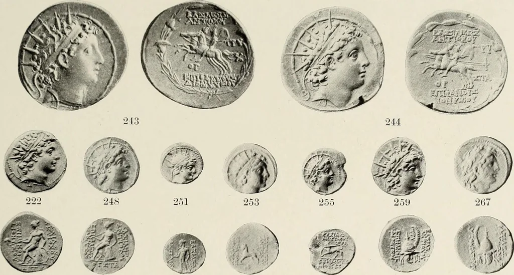 An illustration from The Seleucid mint of Antioch, 1918, leaf 178